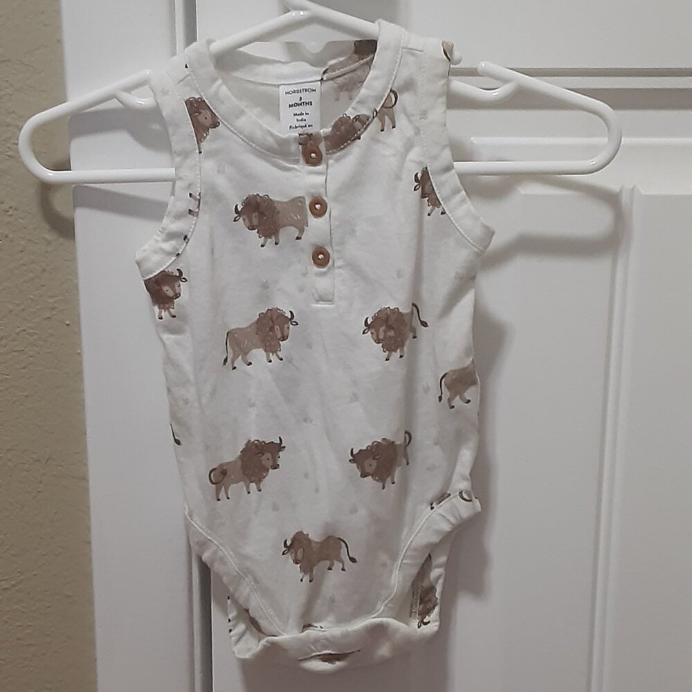 100% Cotton, Nordstrom Onesie with Buffalo